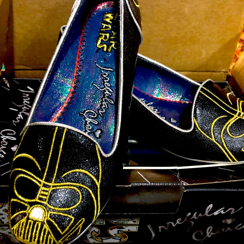 Irregular choice Star Wars Darth Vader flats